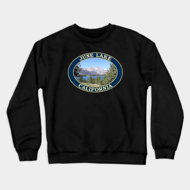 June Lake, California - Eastern Sierra Nevada Mountains Crewneck Sweatshirt by GentleSeas